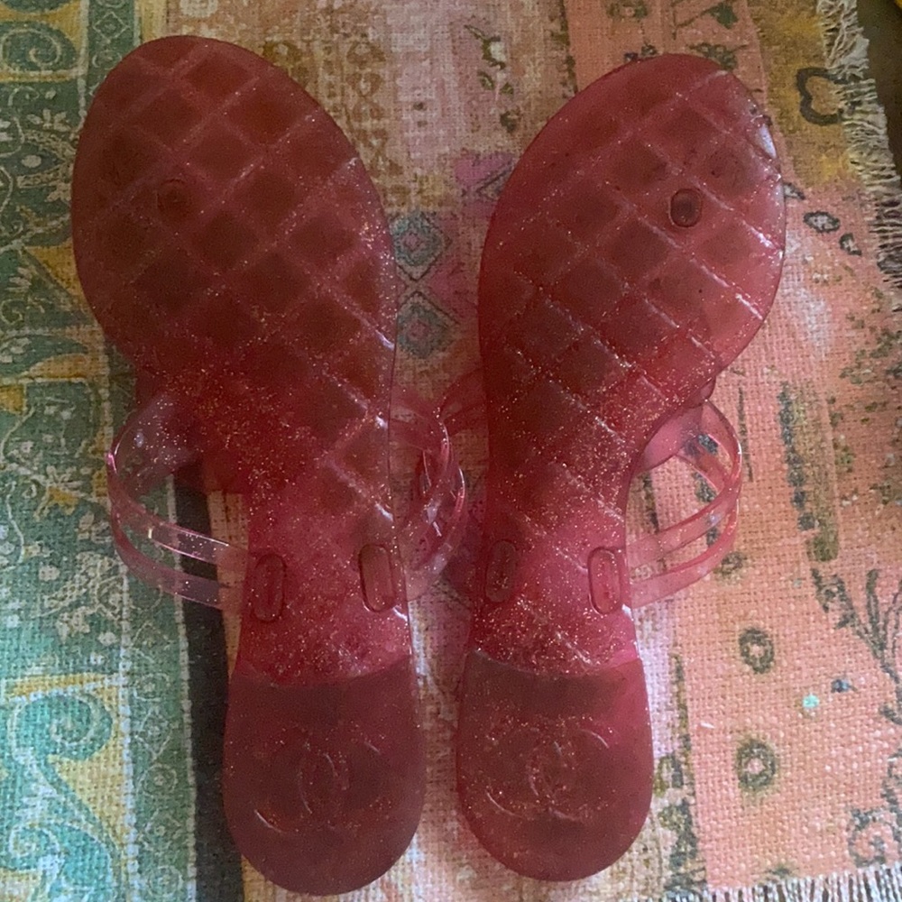 🌸🌺PINK CHANEL FLOWER JELLIES 🌺🌸 - Picture 7 of 9